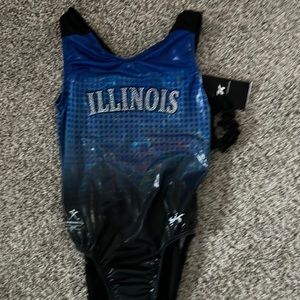 AM brand new low GK USA Gymnastics Illinois leotard